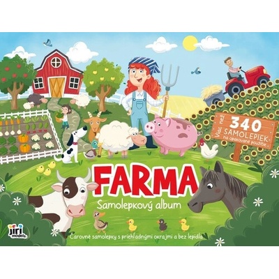 Zabávaj sa a nalepuj zas a znovu! Farma