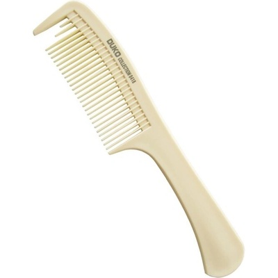 Duko exim Profesionálny hrebeň biely s rukoväťou ABS materiál P8418 230 x 49 mm