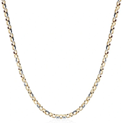 SAVICKI Колие Savicki 3, 7 мм: двуцветно злато, 585