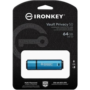 Image 1 of Kingston IronKey Vault Privacy 50 64GB USB 3.2 (IKVP50/64GB)