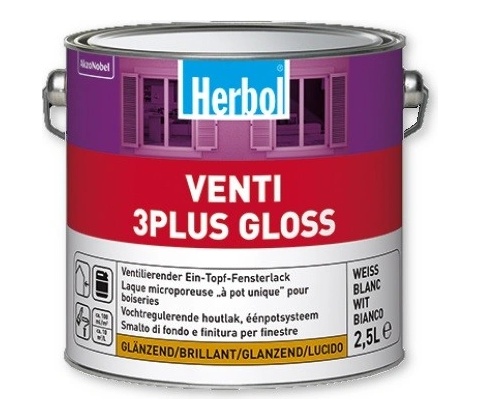Herbol Venti 3 plus Gloss 2,5 l bílá