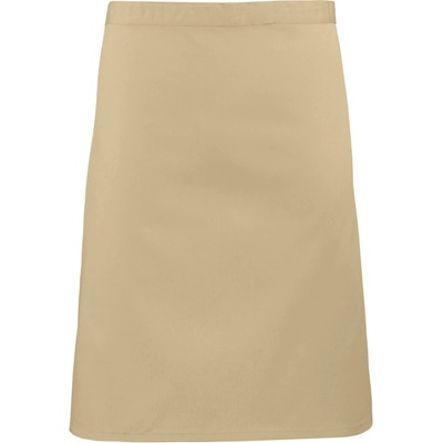 Premier Zástěra Colours PR 151 do pasu krátká COT39015155599-khaki Khaki