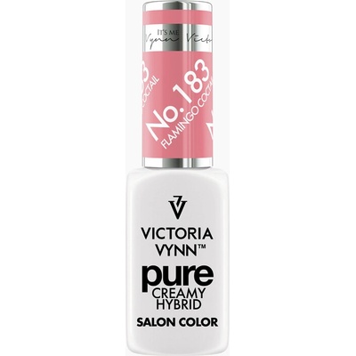VICTORIA VYNN Hybridní gel lak PURE CREAMY HYBRID 183 Flamingo Cocktail 8 ml