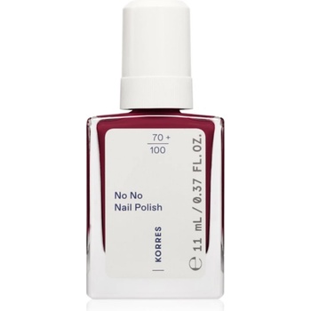 KORRES No No Nail Polish подхранващ лак за нокти цвят 59 Burgundy Red 11ml