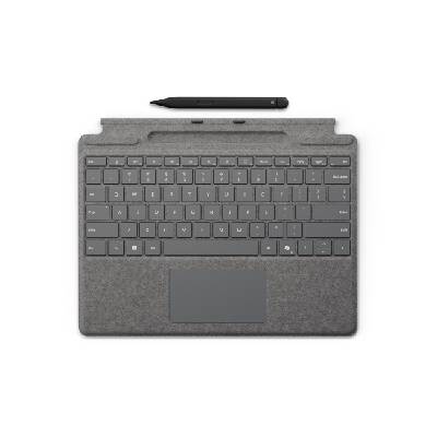 Microsoft Surface Pro Keyboard + Slim Pen 2 Bundle (Platinum), ENG