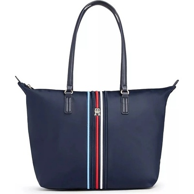 Tommy Hilfiger kabelka cez rameno Poppy Tote Corp. 2 /Modrá