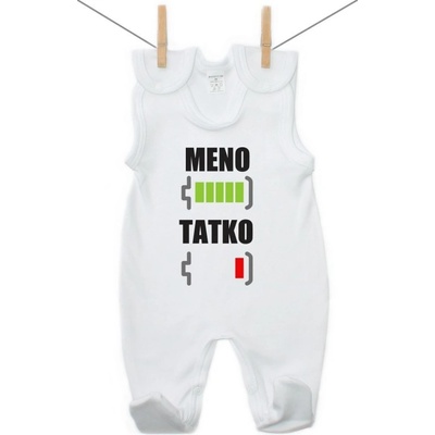 Boodyy Dupačky Batéria nabitá/vybitá tatko s menom