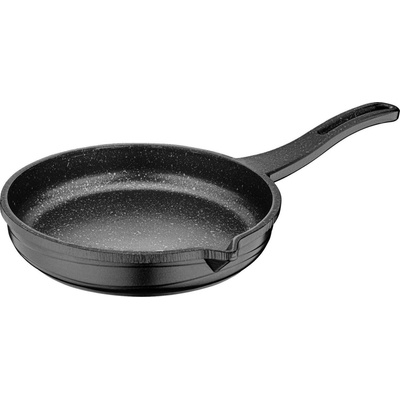 G.Gastro Pánev - tlakově litý hliník - 140 mm - Výška: 28 mm - Nepřilnavý povrch - vhodné pro indukci, plyn, sklokeramiku, troubu - černá - D14159091