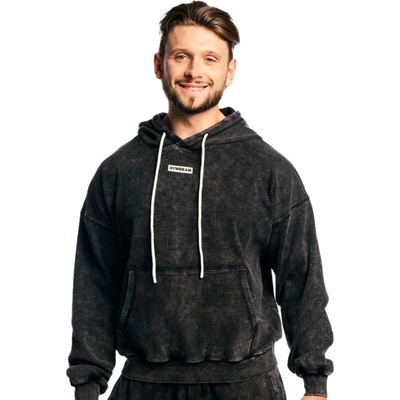 GymBeam Aura Hoodie Washed Black