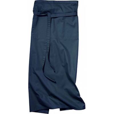 CG Workwear Gastro zástěra Roma odolná proti pomačkání modrá tmavá CGW1260