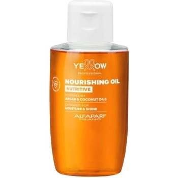 ALFAPARF Milano Yellow Nutritive Подхранващо олио за коса с арган и кокос, 100 ml