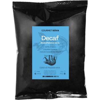 GourmetKava Безкофеиново кафе Колумбия, зърнена арабика DECAF: да, за мока/аеропрес 250g