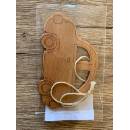 SOJKA Dřevěná vůně do auta - Anděl obrys