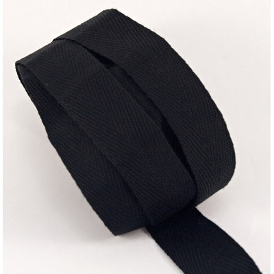 Keprovky - viac farieb - šírka 0,8 cm Čierna 7001