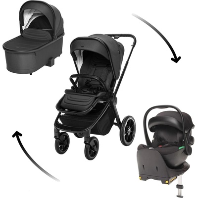 ZOPA Set Move Cross 3 + korba Move XL 3 + autosedačka + báze 2025 All Black