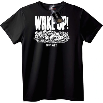 NOONEBRAND Тениска Събуди се! Черепи Chop Suey - L, Black