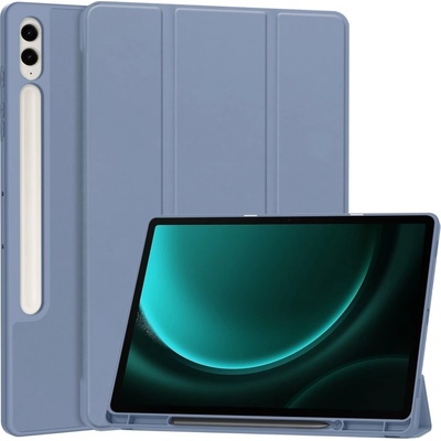 Vsetkonamobil 66584 LEATHER Zaklápací kryt Samsung Galaxy Tab S9 FE+ fialový