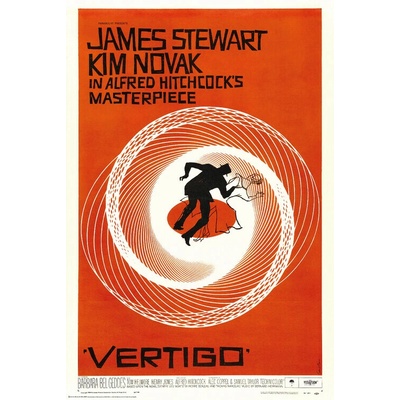 Plagát, Obraz - Vertigo - Alfred Hitchcock, 61 × 91.5 cm