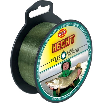 WFT Zielfisch Šťuka Zelený 300 m 0,35 mm 10,4 kg