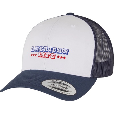Mister Tee Шапка с козирка American Life Retro Trucker Cap navy/white/navy one sizeUB-MT3834-01134 - Черен, размер one size