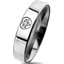 Nubis NSS3004 ZR dámský snubní prsten se srdíčkem