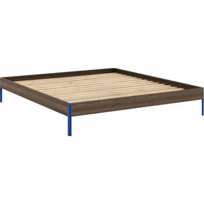Karup Core bed natural pine borovice / vividblue carob