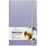 The Writing Fields Бележник с ластик Precious Lilac 13х 21см