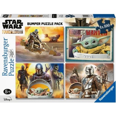 RAVENSBURGER Star Wars Mandalorian 4x100 dielov
