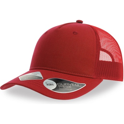 Atlantis Headwear Zion Trucker 5 panelová COT330120a8099-red/red Červená/červená