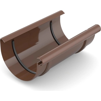 Bryza PVC odkvapový spoj 150 mm hnedý