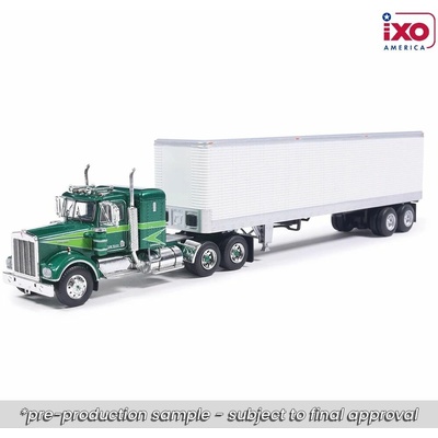 Kenworth W 925 1974 s návěsem Zelená IXO 1:64