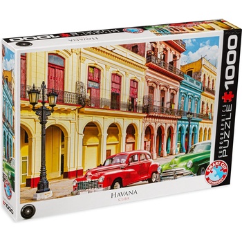EUROGRAPHICS Пъзел Eurographics от 1000 части - Куба, Хавана (60005516)