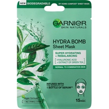Garnier Superhydratační čistiaca pleťová maska so zeleným čajom Moisture + Freshness Tissue Super Hydrati 32 g