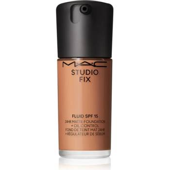 MAC Cosmetics Studio Fix Fluid SPF 15 24HR Matte Foundation + Oil Control матиращ фон дьо тен SPF 15 цвят NW33 30ml