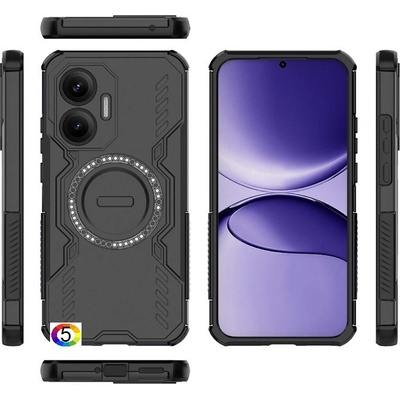 Xiaomi Poco F7 5G / Redmi Turbo 4 Pro 5G Удароустойчив Magnetic /Butterfly Armor Hollow Heat Dissipation /PC + TPU Калъф и Протектор