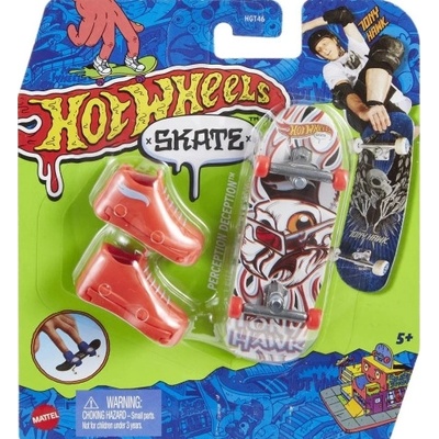 Hot Wheels Skate Perception Deception Tony Hawk Fingerboard Set