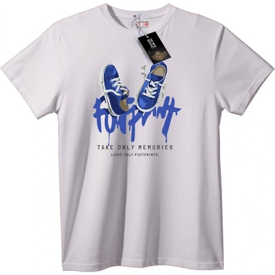NOONEBRAND Тениска Отпечатък на Маратонка - 2XL, Black