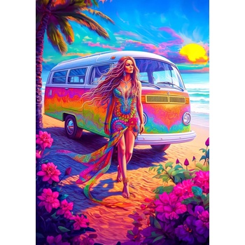 Enjoy - Puzzle Hippie at Heart - 1 000 piese