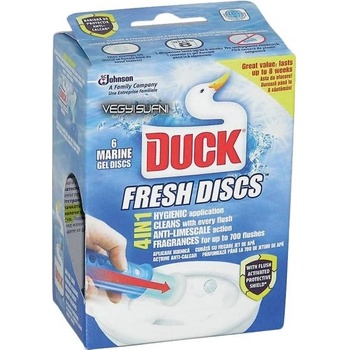 Duck Fresh Discs čistiaci gél na toalety s vôňou mora Marine 36 ml