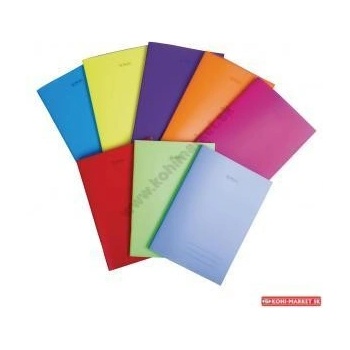 Herlitz Zošit 564 A5 s PP obalom mix farieb