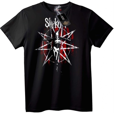 NOONEBRAND Тениска Slipknot Петолъчка Скелет - 3XL, Black