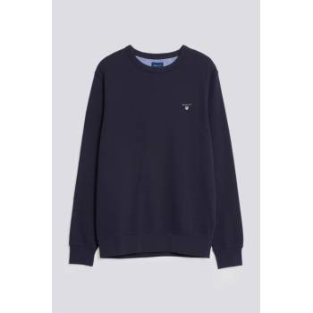 GANT D1. WAFFLE C-NECK SWEAT modrá