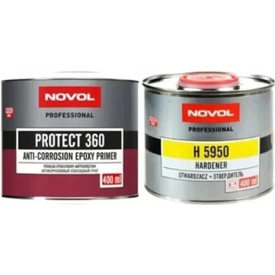 NOVOL PROTECT 360 sivý 400ml + Tužidlo 400ml