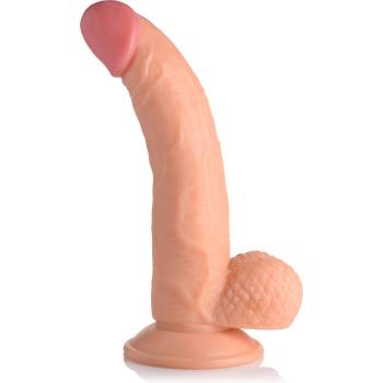 Image 1 of Pop Peckers 7.5" Dildo with Balls Light