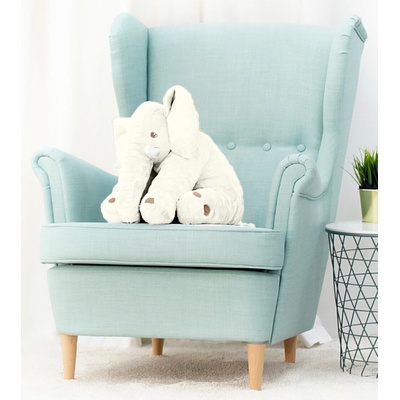 Dear Bear Plyšový slon Elephant 50 cm - biely