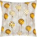 Bellatex 55/129 vianočné gule zlatá 40 x 40 cm