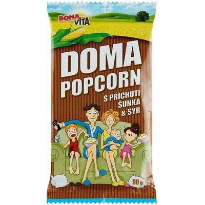 Bona Vita Doma popcorn šunka a sýr 90 g – Zbozi.Blesk.cz