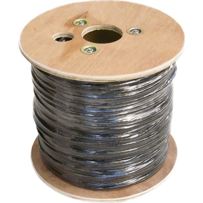 Datacom 1209 FTP drát CAT6 PE ,Fca, 500m, černý