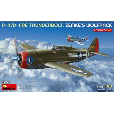 Wolfpack MiniArt Republic P 47D 11RE Thunderbolt Zemke's 1/48
