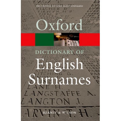 OXFORD DICTIONARY OF ENGLISH SURNAMES 3rd Edition Oxford Pa